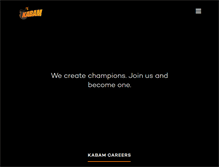 Tablet Screenshot of kabam.com